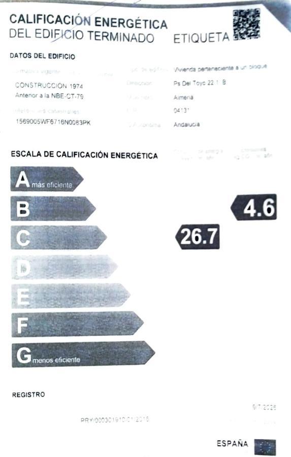Apartamento La Burbuja Almería Exterior foto